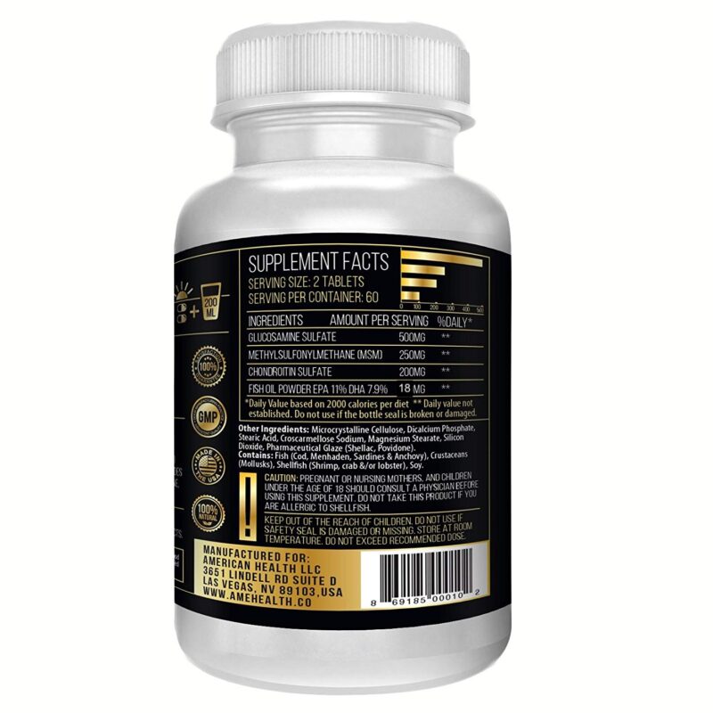 Actif Joint 4-in-1 Maximum Strength, Made in USA, 120 count - Image 2