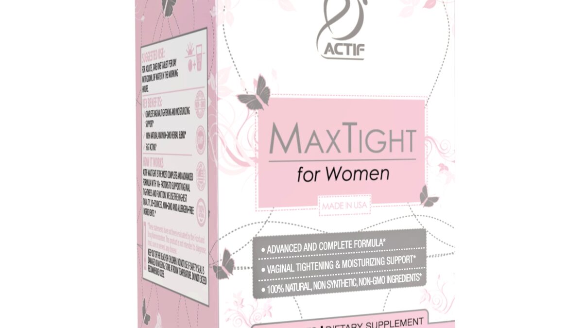 Actif MaxTight for Women, Maximum Vaginal Tightening and Moisturizing  Support – Non GMO, Fast Acting Formula, 60 count – Actif USA