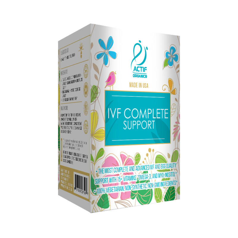 Actif IVF Complete Support with 15+ Advanced Factors for Egg Quality and Ovulation - Non-GMO, Fast-Acting, Made in USA, 90 Count - Image 2