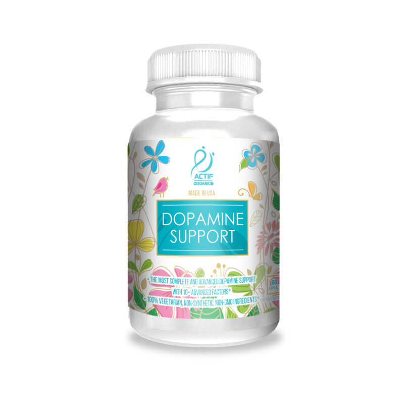 Actif Dopamine 10+ Support for Mental Health and Energy - Non-GMO, Fast-Acting, Made in USA, 60 Count