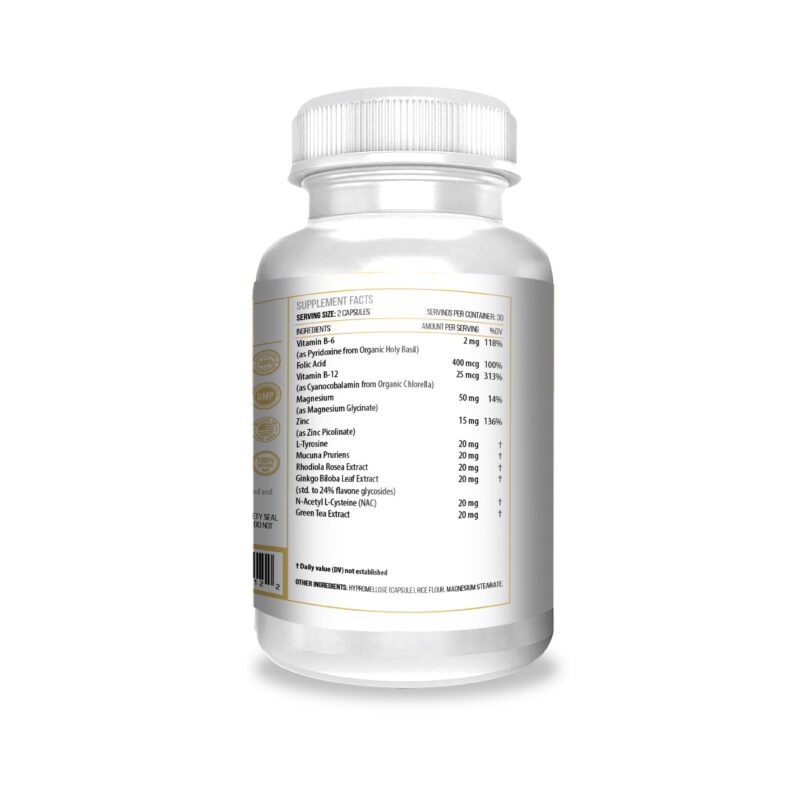 Actif Dopamine 10+ Support for Mental Health and Energy - Non-GMO, Fast-Acting, Made in USA, 60 Count - Image 4