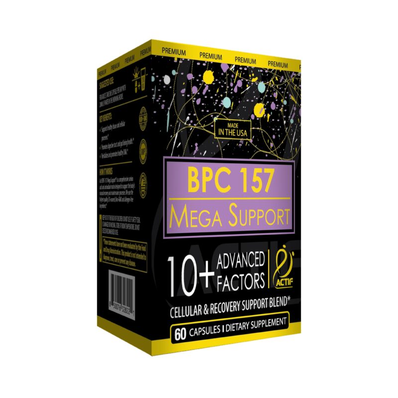 Advanced Factors ACTIF BPC 157 with 10+ Advanced Factors – Non GMO, Made in USA, 60 ...
