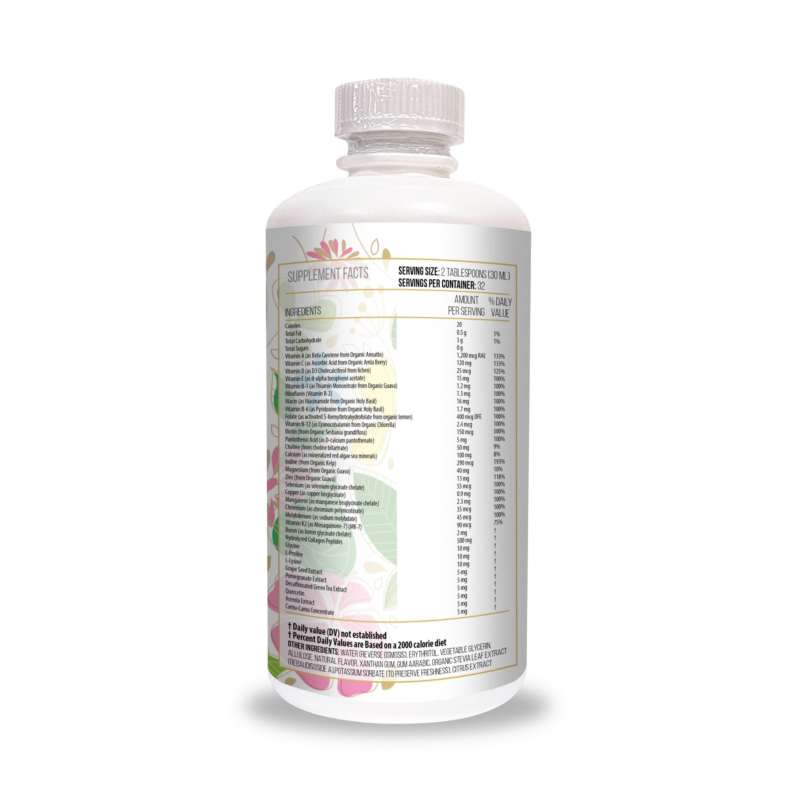 ACTIF Collagen Liquid with Advanced Factors - Non GMO, Made in USA, 32oz - Image 4